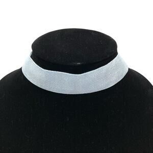 3/$30 Iridescent Blue Shimmer Choker Necklace